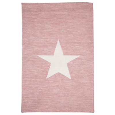 Star Solid Colour Wool Hand Woven 120cm X 180cm Area Rug