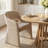6- Person Dining Table Sets With Extendabe Oval Table & 6 Upholstered Fabric Dining Chairs-1069440392
