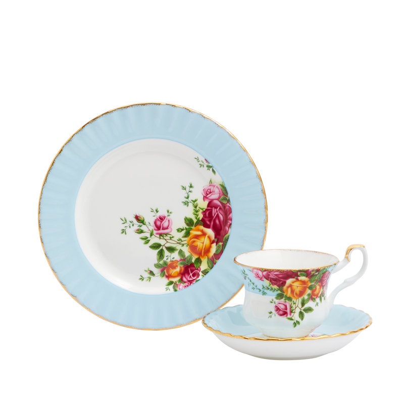 Royal Albert, Old Country Roses - Tea Set, Aqua