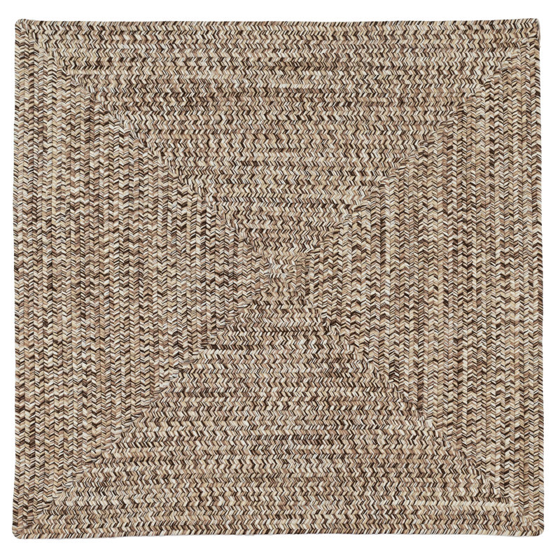 Tapis intérieur / extérieur Tabb - brun patiné, Carré 4 pi