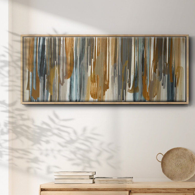 Optical Illusion- Framed Canvas, 20" H x 50" W