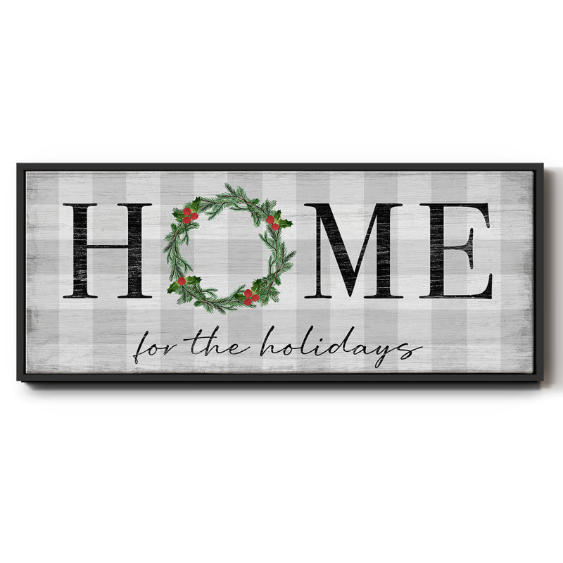 Home for the Holiday - Toile encadrée, H 24 po x l 60 po