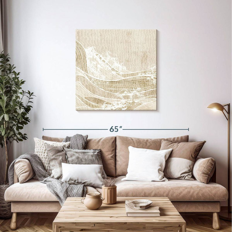 Tidal Waves I, 36" H x 36" W