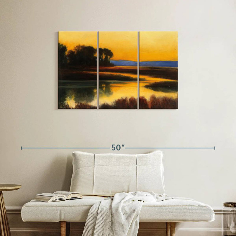 Alvord Yellow Twilight, 24" H x 38" W