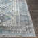 Fitz Oriental Royal Blue  Area Rug
