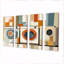 Orange Laundry Lines II - Ensemble d'art mural-358344139