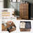 10 Drawer Dresser, 31.5×11.81×46.46 Inch Metal Frame, Tall Fabric Drawer Chest, Industrial Dresser for Living Room & Bedroom-2107843249