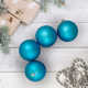 Shatterproof Matte Christmas Ball Ornaments