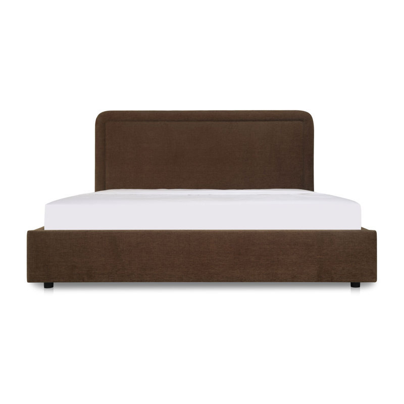 Simon Queen Storage Bed Brown, Brown, Queen