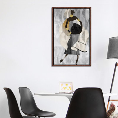 Neutral Dancing Woman II 1 Piece Wall Art on Canvas