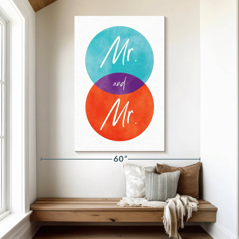 Mr and Mr Union, H 51 po x l 34 po