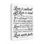 Love Is Patient - Wrapped Canvas Print-1308810363
