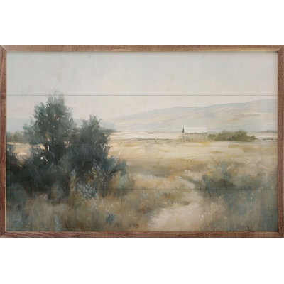 Distant Barn 1 By Nina Blue