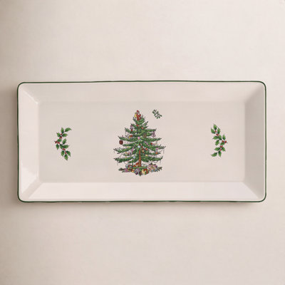 Christmas Tree Rectangular Platter