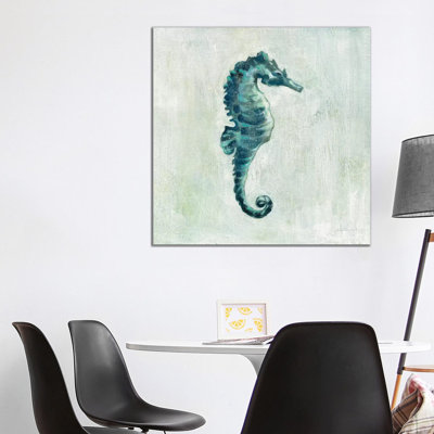 Indigo Sea Life I by Silvia Vassileva - Wrapped Canvas Painting