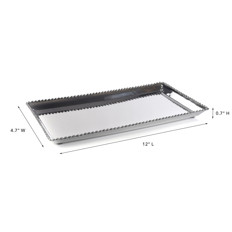 McDaniel Metal Tray, 12" H x 5" W x 1" D