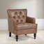 Mangual Faux Leather Armchair