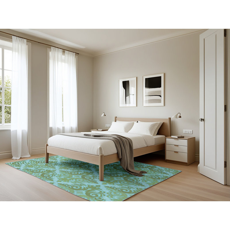 Abstract Indoor Rug, Rectangle 5' x 7'