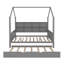 Lit plateforme avec lit gigogne Harper Orchard-1234925699-1234925698