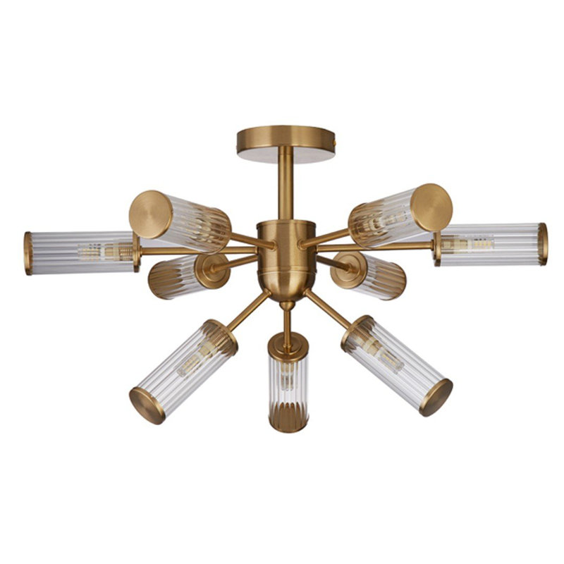 Athenna Glass Semi Flush Mount