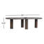 Table basse ovale en bois massif Toriano-102742071