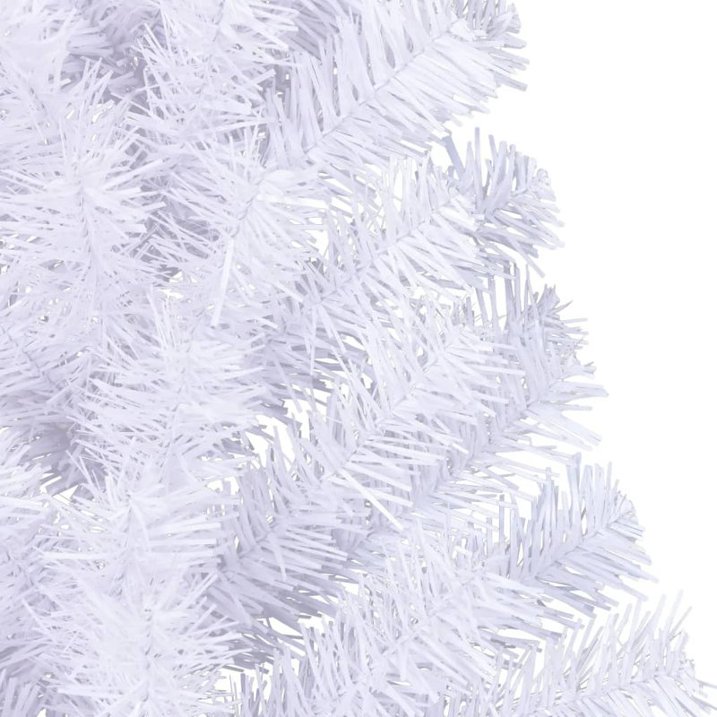 Arbre de Noël artificiel en forme de demi-cercle avec support PET, H 4 pi, Rose