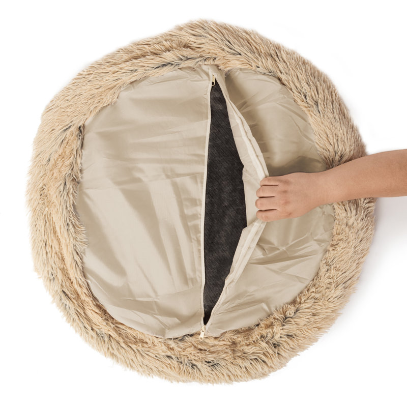 Remplacement de la housse de lit pour chien pour lit douillet à calins original Donut, Taupe