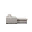 Élégant canapé d'angle, beige uni, 106,3 po x 76,4 po x 33,5 po | Structure en bois de hêtre et en bois aggloméré durable | 100% polyester, tissu nettoyable à sec | Coussins en mousse 18,0 cm avec pieds en noyer | Parfait pour les salons modernes et les hôtels-871636725-871636722