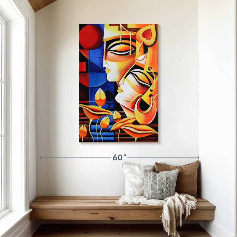 Adella Krishna Abstract, 45" H x 30" W