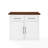 Jorianna Solid Wood Top Kitchen Island