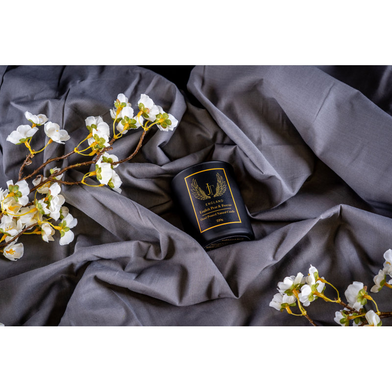 English Pear & Freesia Scented Designer Candle