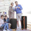 Ensembles de bagages 3 pièces, valises rigides durables en ABS rigide avec roues pivotantes doubles 20/24/28 pouces
