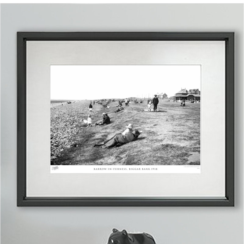 Barrow-in-Furness, Biggar Bank 1918 by Francis Frith - Single Picture Frame Print, 45cm H x 60cm W x 2.3cm D