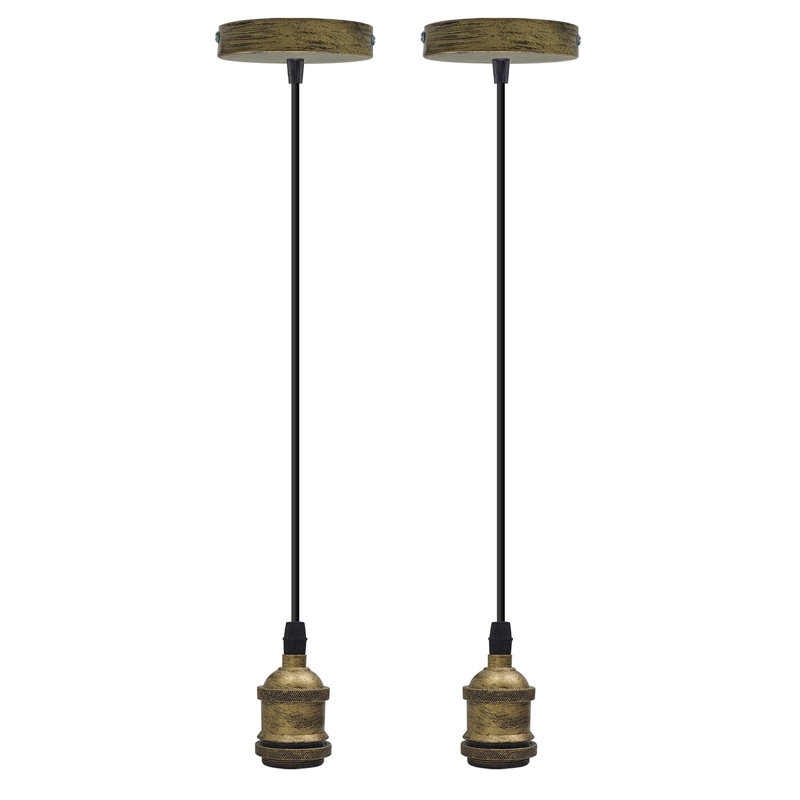 Ischua 2 - Light Single Pendant, Brushed Brass, No