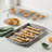 Bakeware Baking Sheet Pan and Cooling Rack Set, 3 Piece