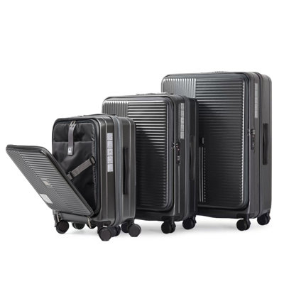 Luggage,With Front Opening,TSA Approved Lock,Hardshell Suitcase