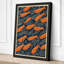 Swimming Fish Pattern Coastal - Wrapped Canvas-766556608-766556609