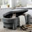Upholstered Bench with Large Storage Space