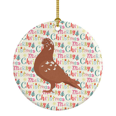 2.8'' Ceramic Animals Hanging Figurine Ornament