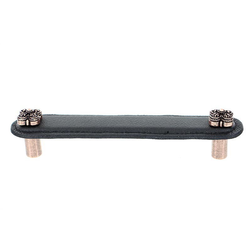Napoli 4" Center to Center Bar Pull, 5", Antique Copper