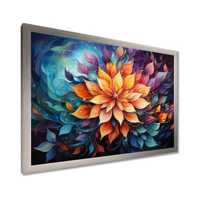 «Meditation Mindfulness Mandala I», reproduction d'art sur toile encadrée