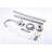 Stainless Steel Floor Mounted Tub Faucet With Leak Design Filler Leak Feature And 3.44 In. Height