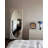 French-Style Oval Movable Full-Length Mirror