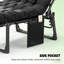Ensemble de chaises longues réglables Modern, en acier durable et en filet, portatif pour la détente