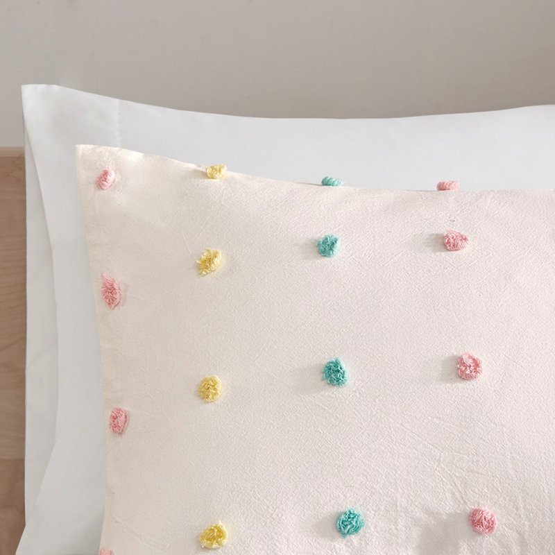 Ensemble d'édredon en coton , Édredon double / grand, 2 taies décoratives et 2, Multi