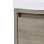 Ensemble de meuble-lavabo simple mural 24,5 "