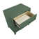 Table de chevet 3 tiroirs Alaynie - ensemble de 2