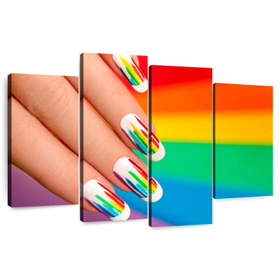 Rainbow Nails