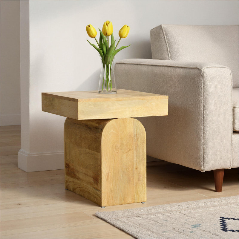 Table de bout Casimiro Mango, naturel clair