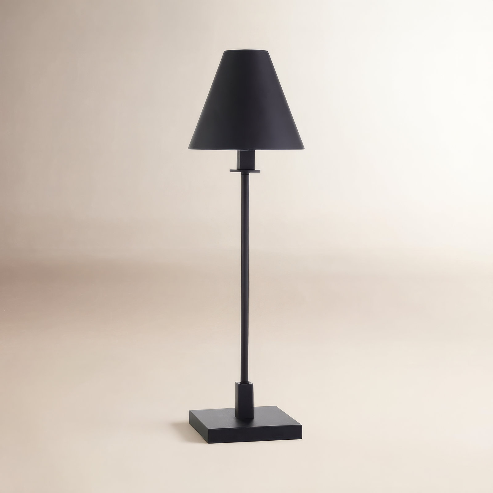 Svana Metal Buffet Lamp, Blackened Bronze